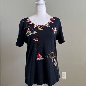 Princess Cruise Nautical Embellished Short Sleeve Tee